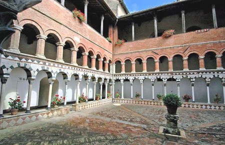 Abbey of Santa Mustiola near Torri in Tuscany, Italy