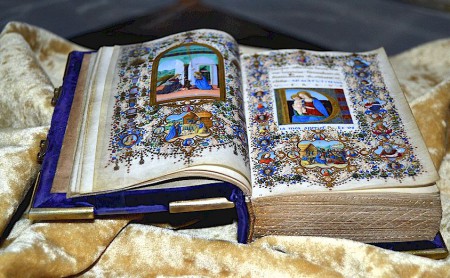 Illuminated manuscript in the Biblioteca Medicea Laurenziana