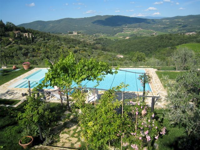 Vacation accommodation for 1 to 4 persons on a Chianti vineyard