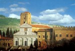 Basilica of San Miniato al Monte, above Florence in Tuscany, Italy